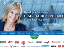 Tablet Screenshot of margaretpage.com